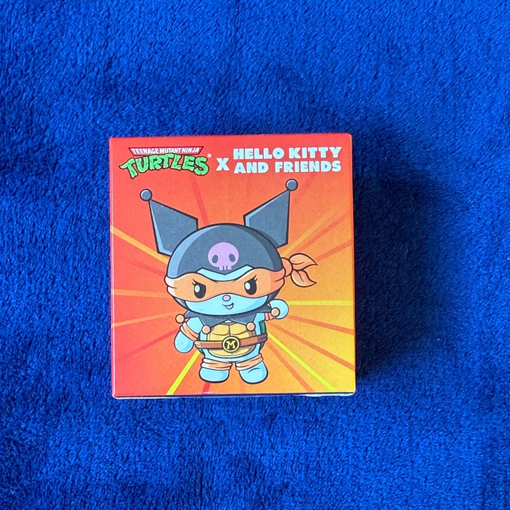 McDonald's Hello Kitty x TMNT Action Figure - Orange and Blue